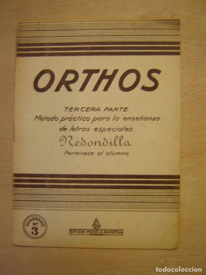 Libros de segunda mano: Cuaderno Orthos n&ordm; 3 , Tercera parte - Foto 1