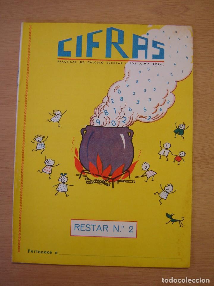 Libros de segunda mano: Cuaderno Cifras - Restar n&ordm; 2 - Foto 1