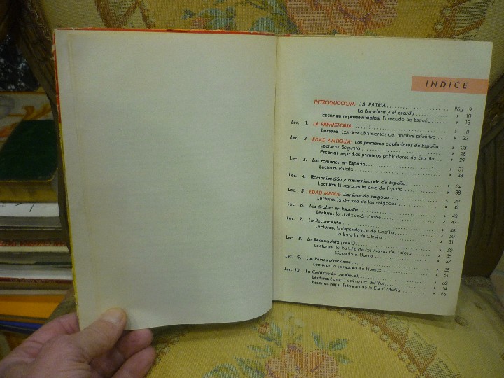 Libros de segunda mano: HISTORIA DE ESPA&Ntilde;A GRADO ELEMENTAL. EDICIONES S.M. 1961. ILUSTRADO. - Foto 5