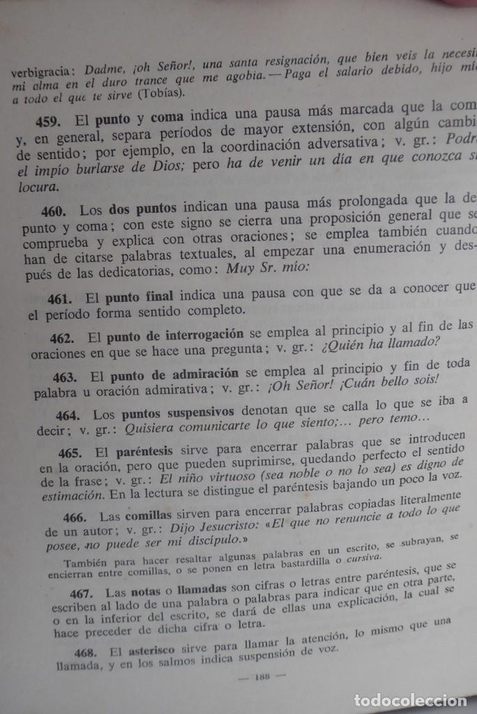 Libros de segunda mano: GRAM&Aacute;TICA TERCER GRADO - EDITORIAL LUIS VIVES A&Ntilde;O 1954 - Foto 5