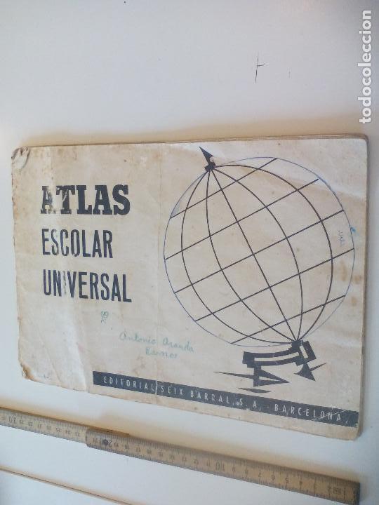 Libros de segunda mano: Atlas escolar universal editorial Seix Barral - Foto 1