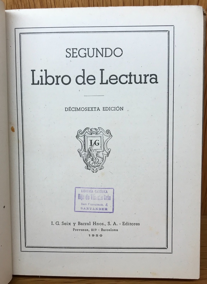 Libros de segunda mano: Segundo libro de Lectura - Seix y Barral - A&ntilde;o 1950 - Foto 2