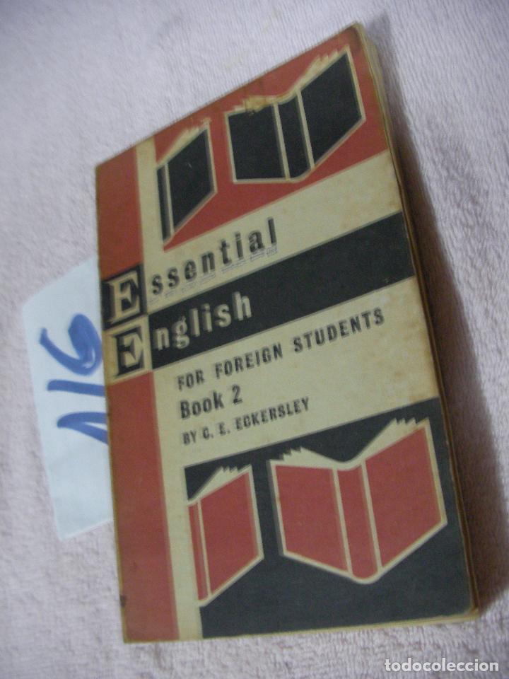 Libros de segunda mano: ANTIGUO LIBRO DE TEXTO INGLES ESSENTIAL - Foto 1