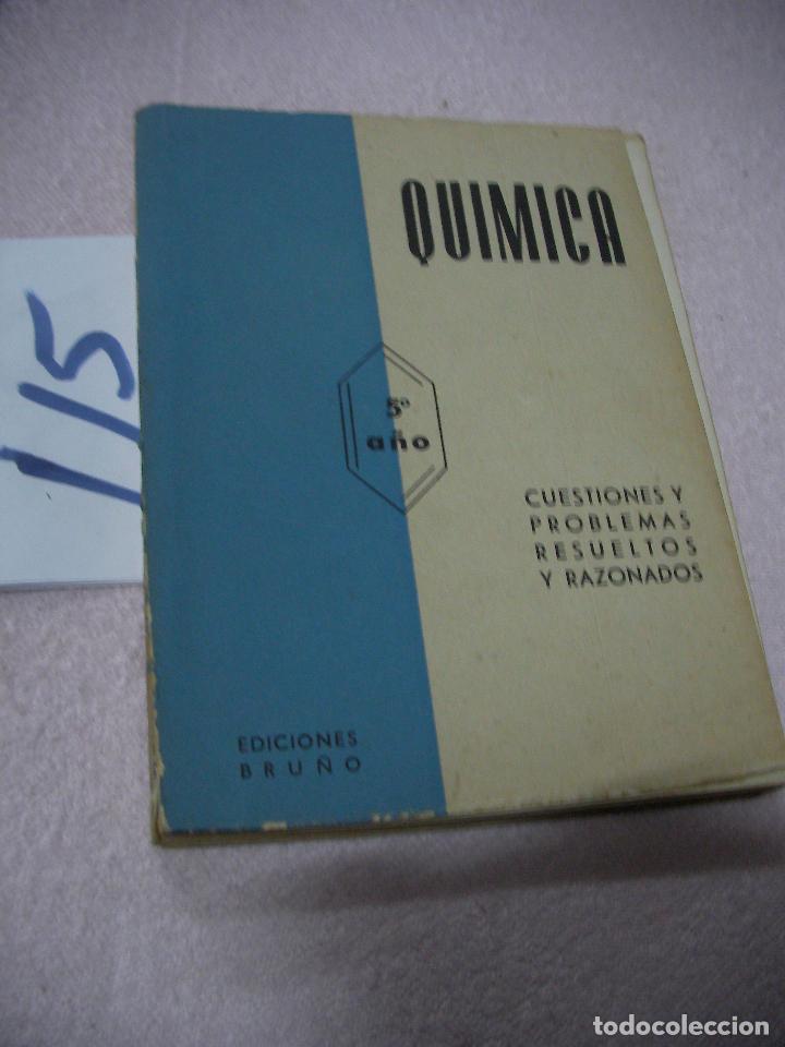 Libros de segunda mano: ANTIGUO LIBRO DE TEXTO - QUIMICA - Foto 1
