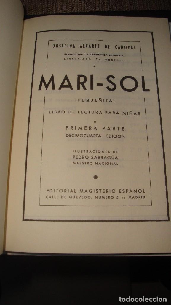 Libros de segunda mano: JOSEFINA &Aacute;LVAREZ DE C&Aacute;NOVAS - MARISOL - FACS&Iacute;MIL 1944 - Foto 3