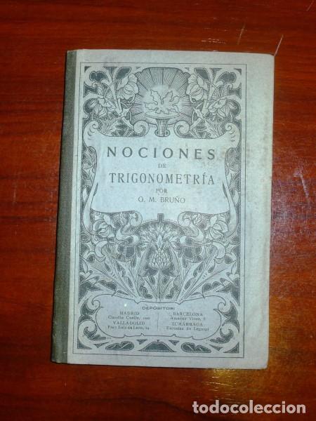 Libros de segunda mano: BRU&Ntilde;O, G.M. Nociones de Trigonometr&iacute;a - Foto 1