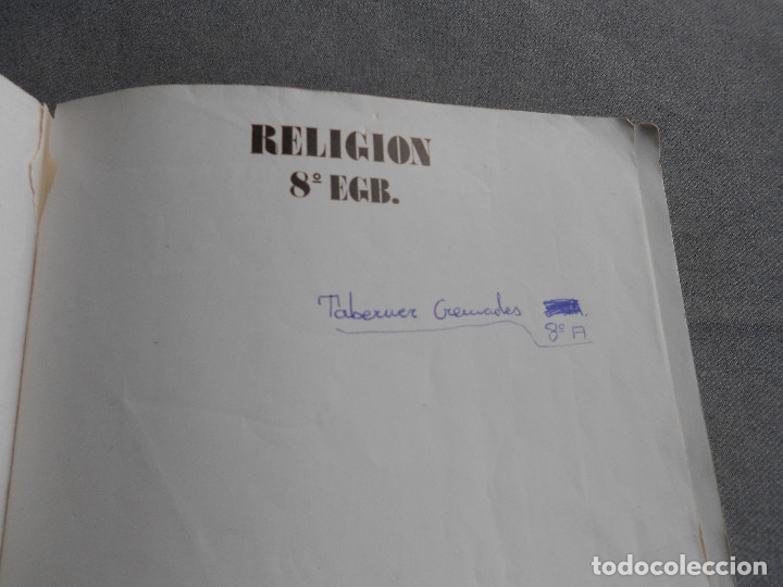 Libros de segunda mano: RELIGION 8&ordm; CURSO. E.G.B. SANTILLANA - Foto 2
