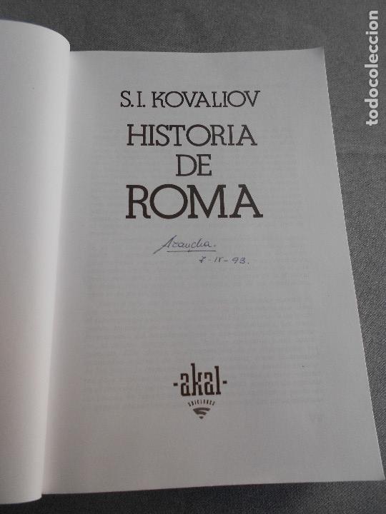 Libros de segunda mano: HISTORIA DE ROMA. KOVALIOV - Foto 2