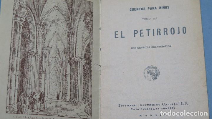Libros de segunda mano: CUENTOS DE CALLEJA. EL PETIRROJO. TOMO 156 - Foto 2