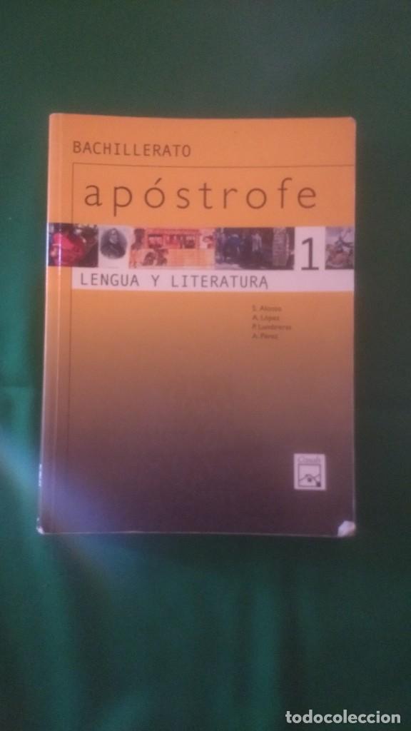Second hand books: LENGUA Y LITERATURA &laquo;AP&Oacute;STROFE&raquo; 1&ordm; BACHILLERATO ED. CASALS