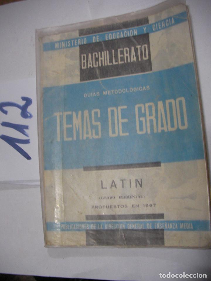 Libros de segunda mano: ANTIGUO LIBRO DE TEXTO - LATIN BACHILLERATO - Foto 1