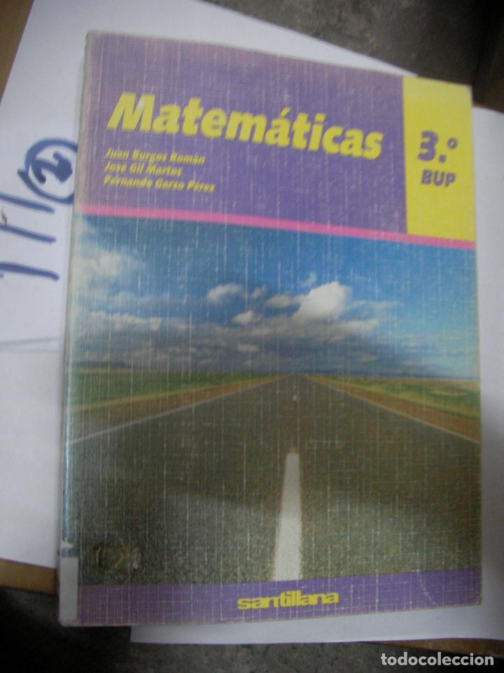 Libros de segunda mano: ANTIGUO LIBRO DE TEXTO - MATEMATICAS 3&ordm; BUP - Foto 1