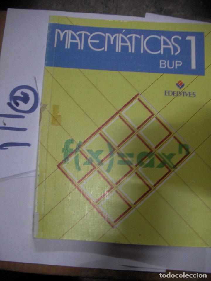 Libros de segunda mano: ANTIGUO LIBRO DE TEXTO - MATEMATICAS 1&ordm; BUP - Foto 1