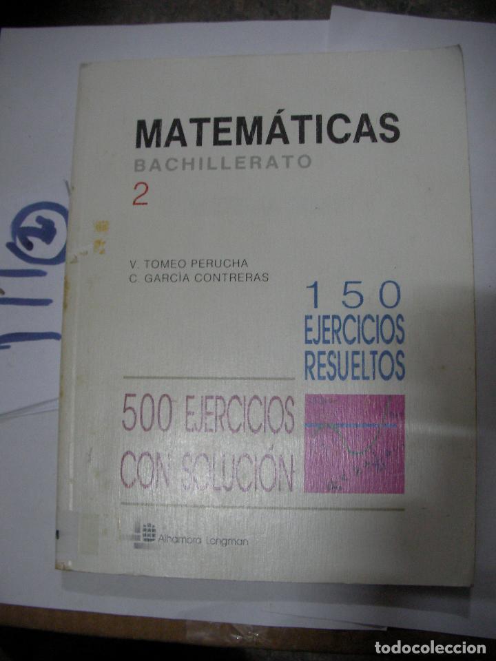 Libros de segunda mano: ANTIGUO LIBRO DE TEXTO - MATEMATICAS 2&ordm; BACHILLERATO - Foto 1