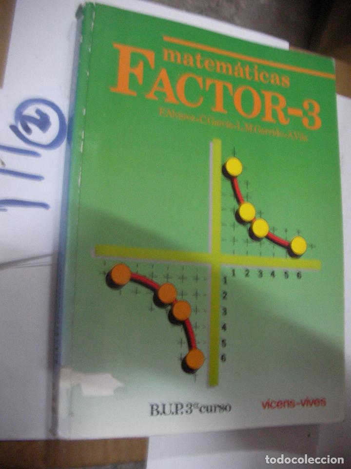 Libros de segunda mano: ANTIGUO LIBRO DE TEXTO - MATEMATICAS 3&ordm; BUP - Foto 1