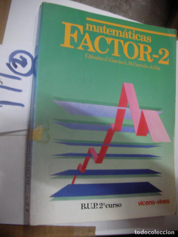 Libros de segunda mano: ANTIGUO LIBRO DE TEXTO - MATEMATICAS 2&ordm; BUP - Foto 1