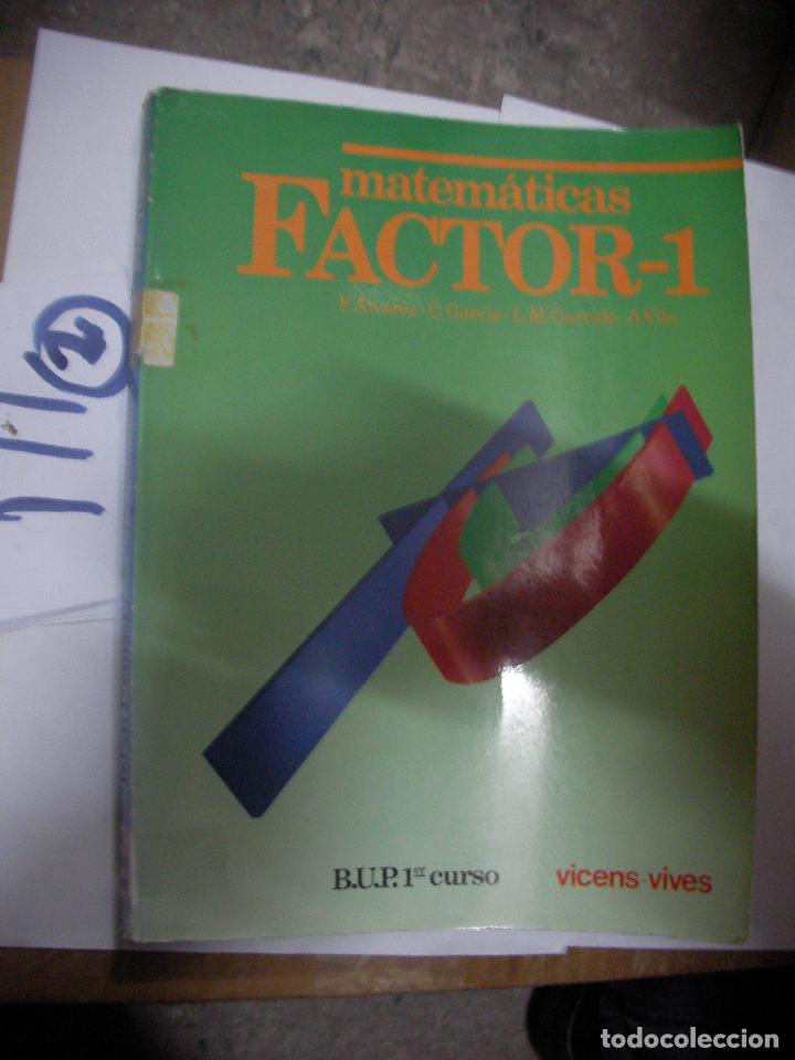 Libros de segunda mano: ANTIGUO LIBRO DE TEXTO - MATEMATICAS 1&ordm; BUP - Foto 1