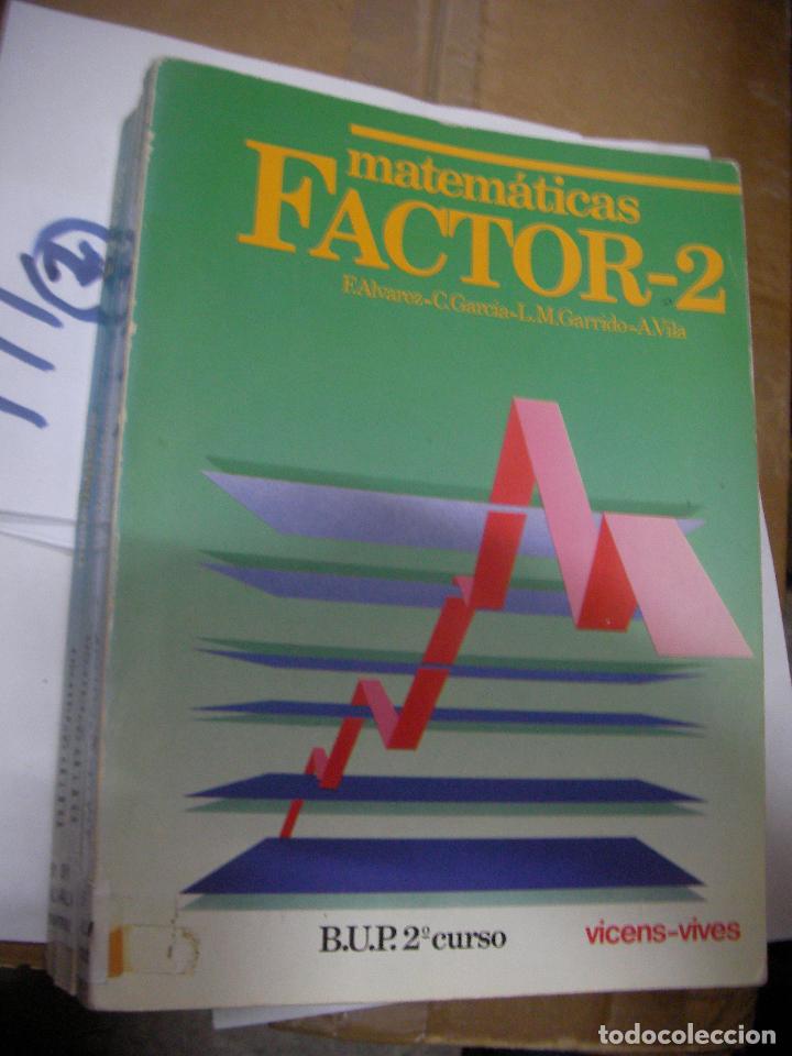 Libros de segunda mano: ANTIGUO LIBRO DE TEXTO - MATEMATICAS 2&ordm; BUP - Foto 1