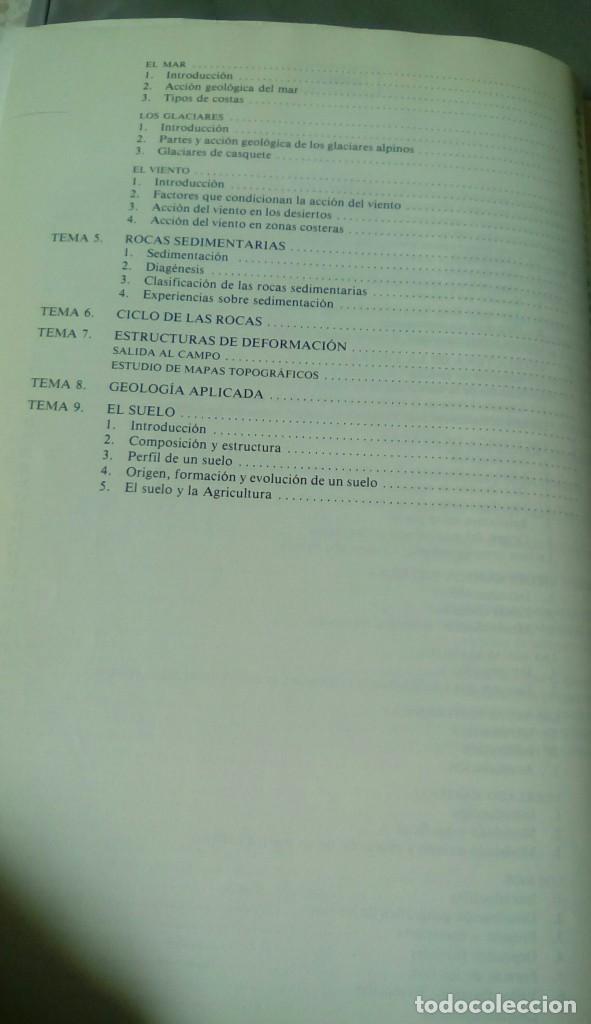 Libros de segunda mano: CIENCIAS NATURALES. GEOLOGIA 1&ordm; DE B.U.P. - Foto 3