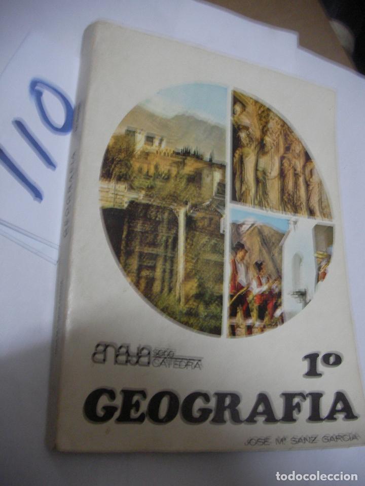 Libros de segunda mano: ANTIGUO LIBRO DE TEXTO - GEOGRAFIA 1&ordm; - Foto 1