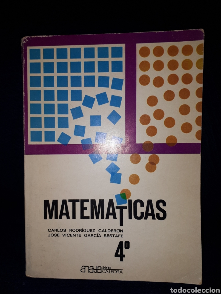 Libros de segunda mano: Matem&aacute;ticas 4&ordm; Anaya serie catedra 1970 - Foto 1