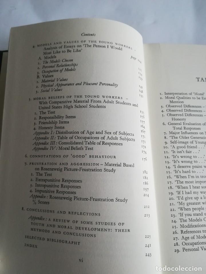 Libros de segunda mano: Adolescents and morality, por M. Eppel, en ingl&eacute;s, 1969 - Foto 6