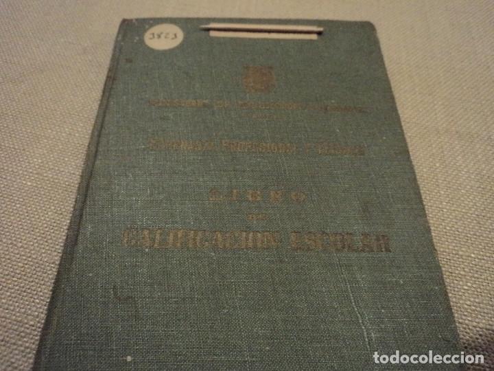 Gebrauchte B&uuml;cher: libro de calificacion escolar peritos industriales y de ingenieros textiles tarrasa polizas 1946