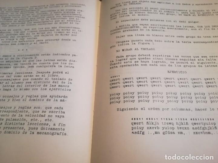 Libros de segunda mano: Mecanograf&iacute;a. M&eacute;todo pr&aacute;ctico - Alfonso Miquel Vilanova - 1981 - Foto 4