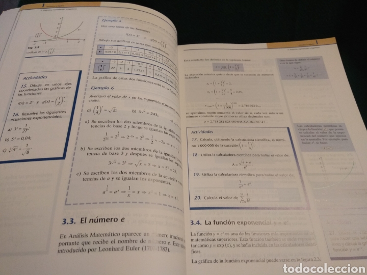 Libros de segunda mano: Matem&aacute;ticas 1&ordm; Bachillerato. Bru&ntilde;o 2000 (sin usar) - Foto 3