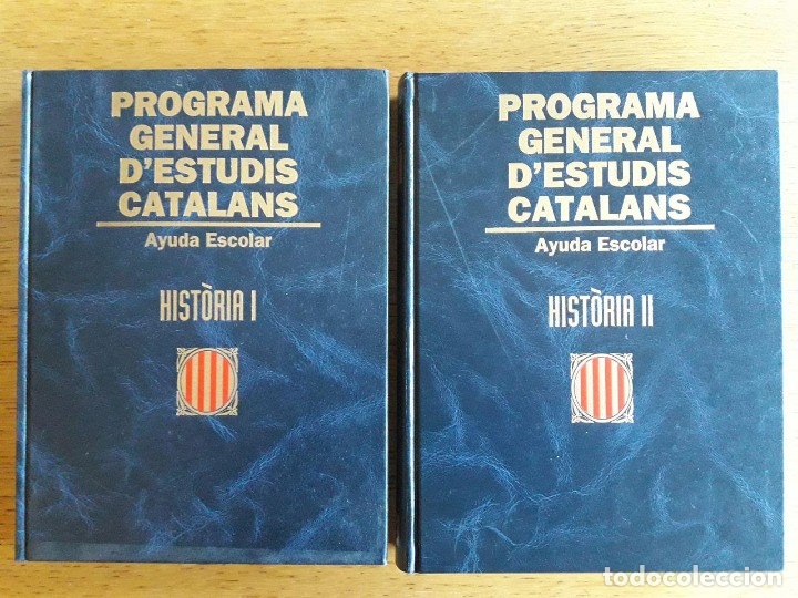 Libros de segunda mano: HIST&Ograve;RIA I y II / PROGRAMA GENERAL DESTUDIS CATALANS / 1995 - Foto 1