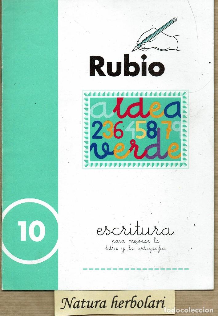 Libros de segunda mano: Rubio - escritura - 10 - completado a l&aacute;piz - Foto 1
