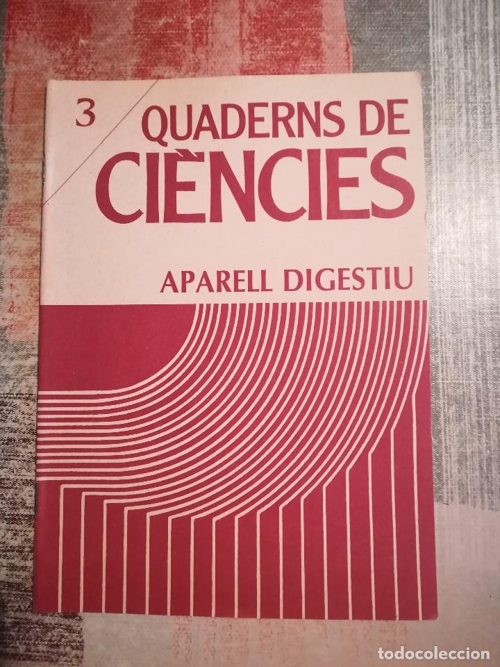 Libros de segunda mano: Quaderns de ci&egrave;ncies n&ordm; 3 - Aparell digestiu - en catal&agrave; - Foto 1