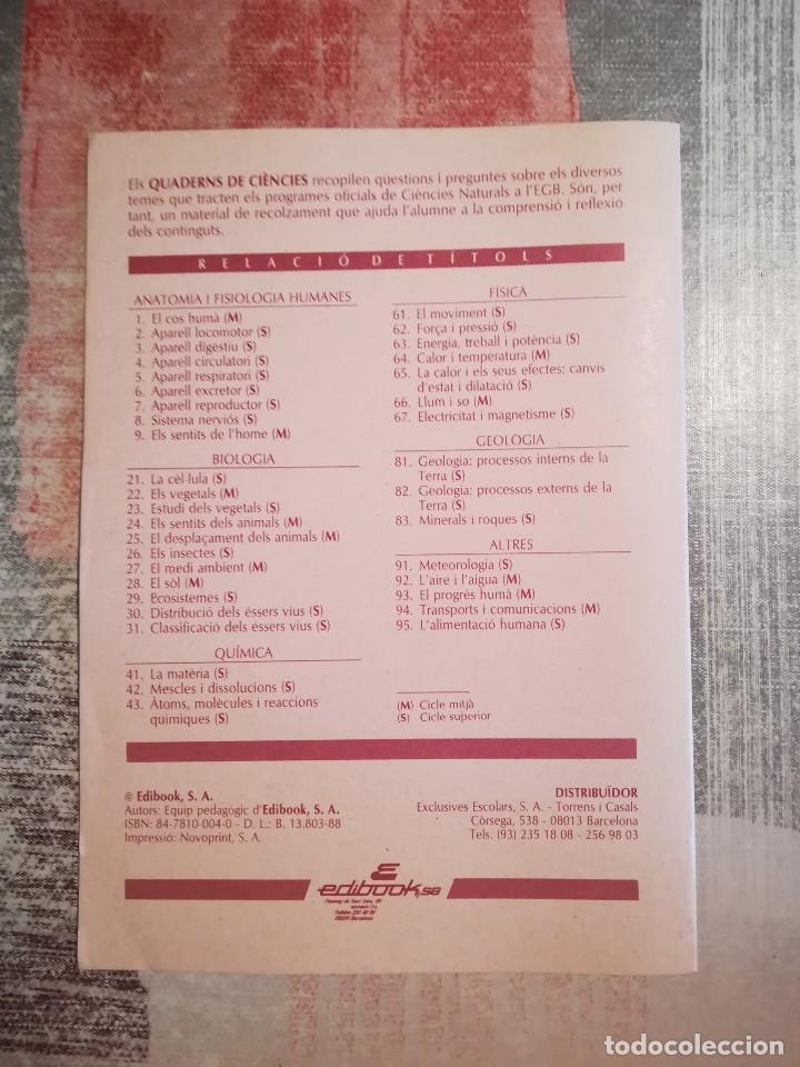 Libros de segunda mano: Quaderns de ci&egrave;ncies n&ordm; 3 - Aparell digestiu - en catal&agrave; - Foto 2