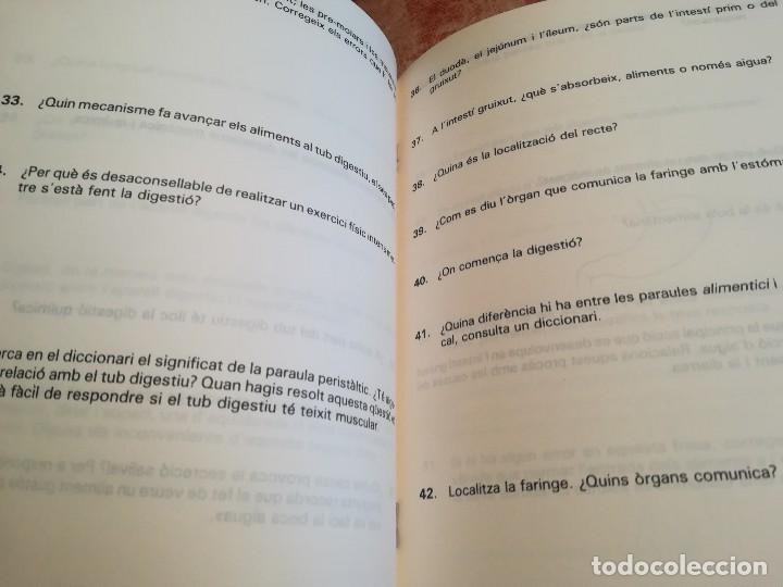 Libros de segunda mano: Quaderns de ci&egrave;ncies n&ordm; 3 - Aparell digestiu - en catal&agrave; - Foto 3