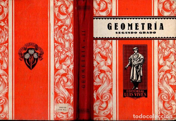 Libros de segunda mano: GEOMETRIA SEGUNDO GRADO EDELVIVES (1948) - Foto 1
