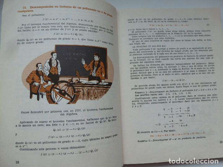 Libros de segunda mano: MATEM&Aacute;TICAS 4&ordm;. C. MARCOS Y J. MART&Iacute;NEZ. EDICIONES S. M. 1965 - Foto 2