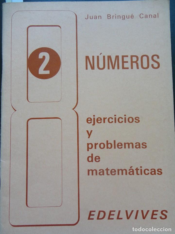 Libros de segunda mano: N&Uacute;MEROS- 2 Ejercicios y Problemas de Matem&aacute;ticas EDELVIVES 1978 - Foto 1