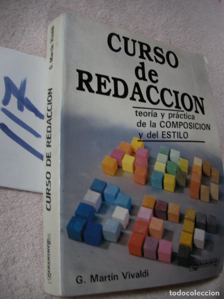 Libros de segunda mano: CURSO DE REDACCION - MARTIN VIVALDI - Foto 1