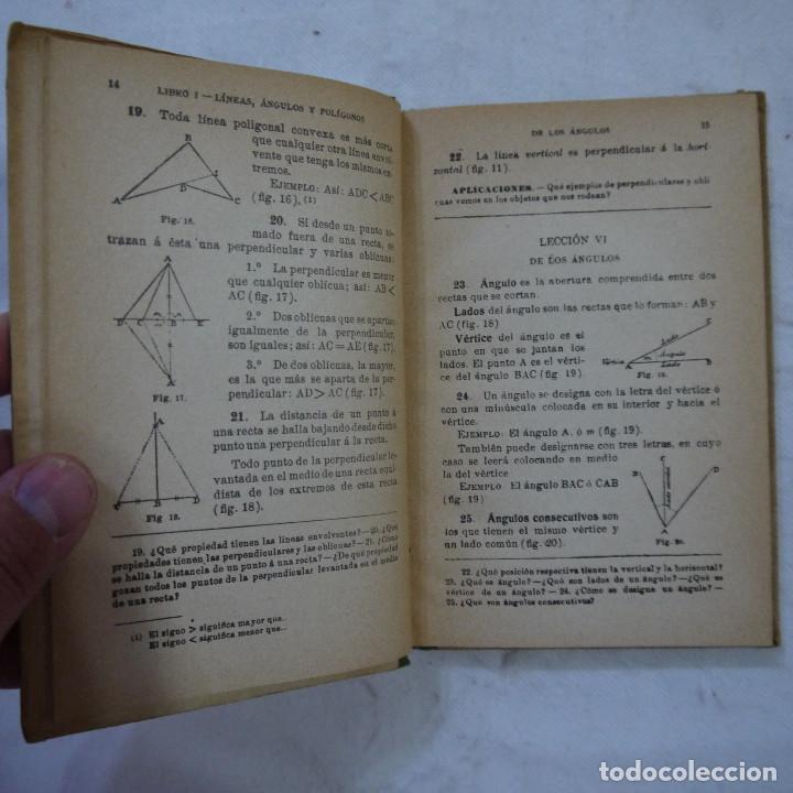 Libros de segunda mano: LECCIONES ELEMENTALES DE GEOMETR&Iacute;A SEGUNDO GRADO - EDICIONES BRU&Ntilde;O - Foto 2