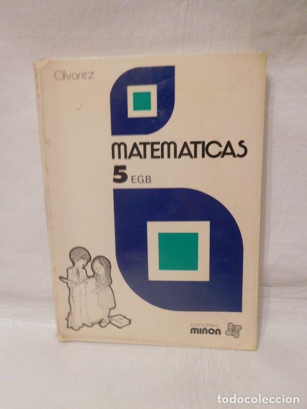 Libros de segunda mano: Libro de Texto Matem&aacute;ticas 5&ordm; EGB. Editorial Mi&ntilde;on. 1977. - Foto 1