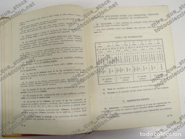 Libros de segunda mano: ARITM&Eacute;TICA CURSO MEDIO 2&ordm; GRADO - EDICIONES BRU&Ntilde;O, 1963 - Foto 3