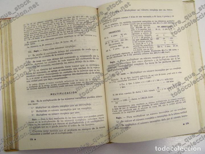 Libros de segunda mano: ARITM&Eacute;TICA CURSO MEDIO 2&ordm; GRADO - EDICIONES BRU&Ntilde;O, 1963 - Foto 5