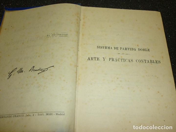 Libros de segunda mano: ARTE Y PRACTICAS CONTABLES, G.M. BRU&Ntilde;O - Foto 2