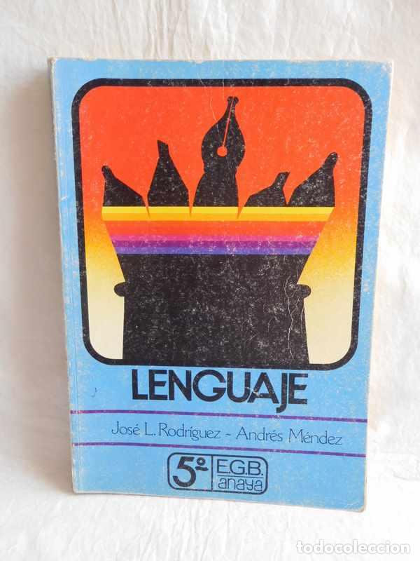 Libros de segunda mano: M69 Libro de Texto, Lenguaje 5&ordm;. Anaya. EGB. 1982 - Foto 1