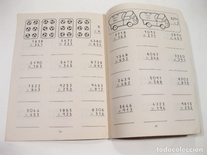Libros de segunda mano: CUADERNO DE EJERCICIOS DE PROBLEMAS RUBIO 3A - MULTIPLICAR - 1977 - SIN ESTRENAR - Foto 3