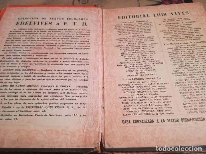 Libros de segunda mano: Gram&aacute;tica Primer grado - Editorial Luis Vives - 1953 - Foto 3