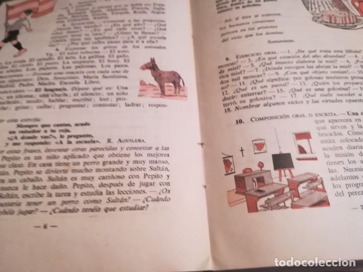 Libros de segunda mano: Gram&aacute;tica Primer grado - Editorial Luis Vives - 1953 - Foto 6