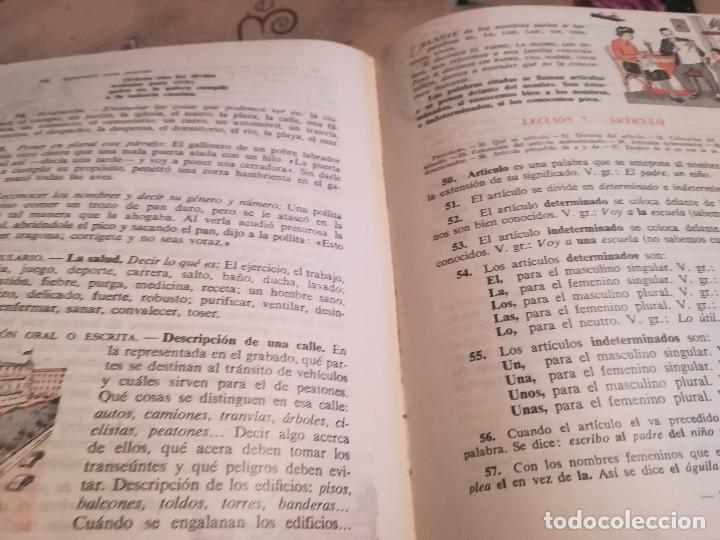 Libros de segunda mano: Gram&aacute;tica Primer grado - Editorial Luis Vives - 1953 - Foto 7