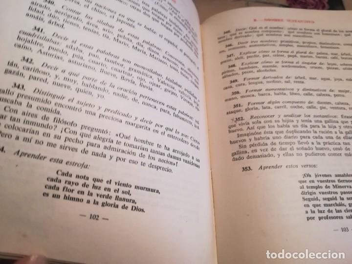 Libros de segunda mano: Gram&aacute;tica Primer grado - Editorial Luis Vives - 1953 - Foto 9