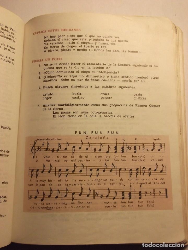 Libros de segunda mano: LIBRO DE ESPA&Ntilde;OL. 2&ordm; CURSO DE BACHILLERATO. SM. PLAN 1957. - Foto 3